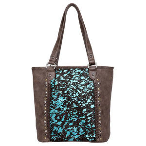 Trinity Ranch Hair-On Leather Tote/Wallet - Pure Country Bling 