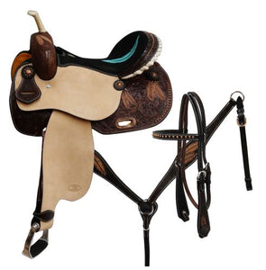 Circle S Feather Barrel Saddle - Pure Country Bling 