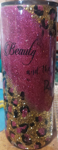 Beauty and the Beast Tumbler - Pure Country Bling 