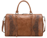 Trinity Ranch by Montana West Distressed Weekender Bag - Pure Country Bling 