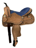 Barbwire & Suede Pleasure Saddle - Pure Country Bling 
