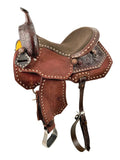 Buck-stitch Barrel Saddle Set - Pure Country Bling 